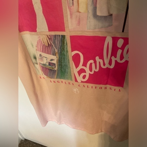 Barbie short sleeve shirt in size Large. Graphics on front & back of shirt. NWT - Picture 5 of 5
